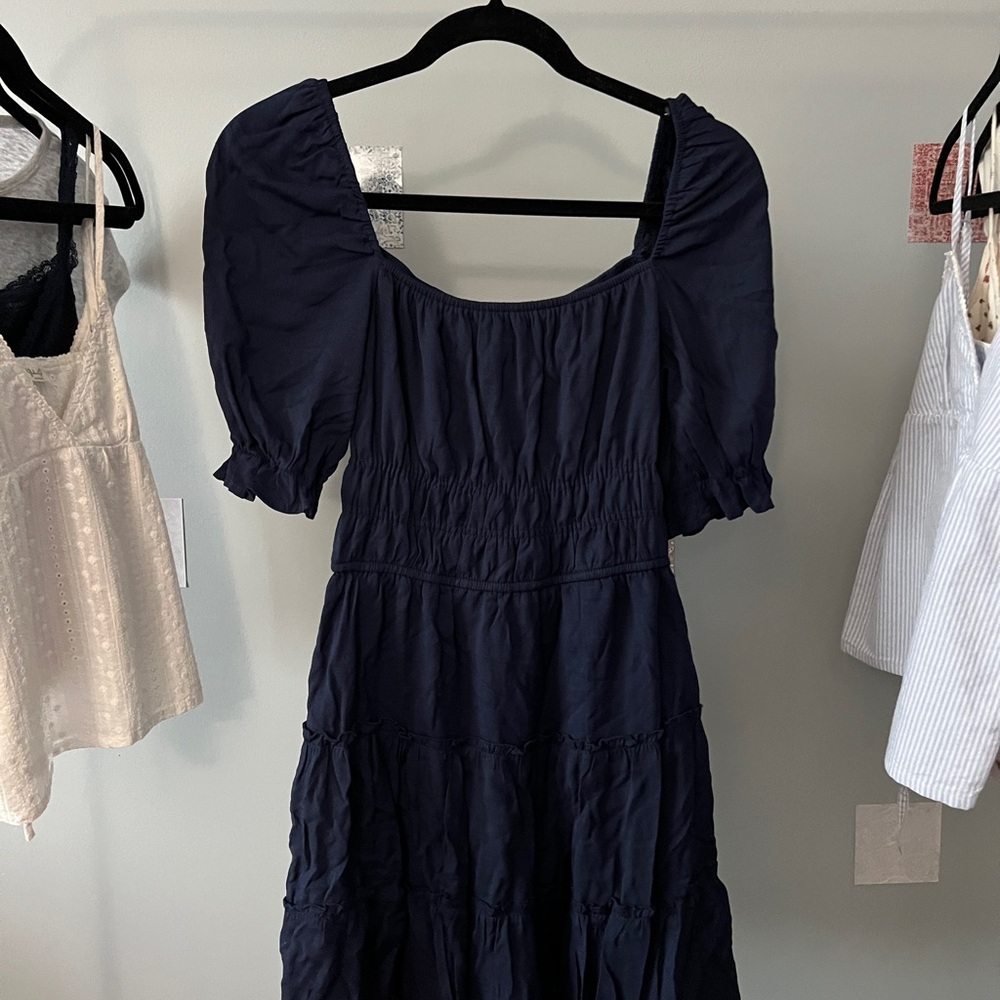 Navy blue dress